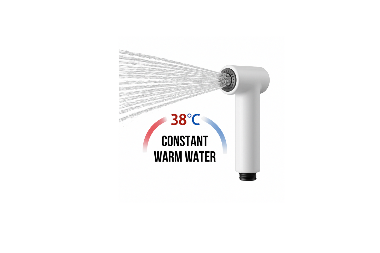 Hygiene Bidet Sprayer With Water Temperature Control - BS
