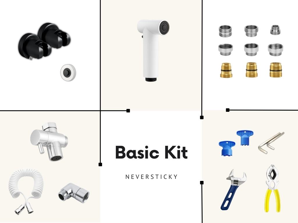 Basic Kit: Faucet Bidet Sprayer - BS